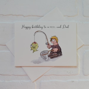 Happy Birthday to a REEL GREAT GUY Card | Fishing Lover Bday Cards ...