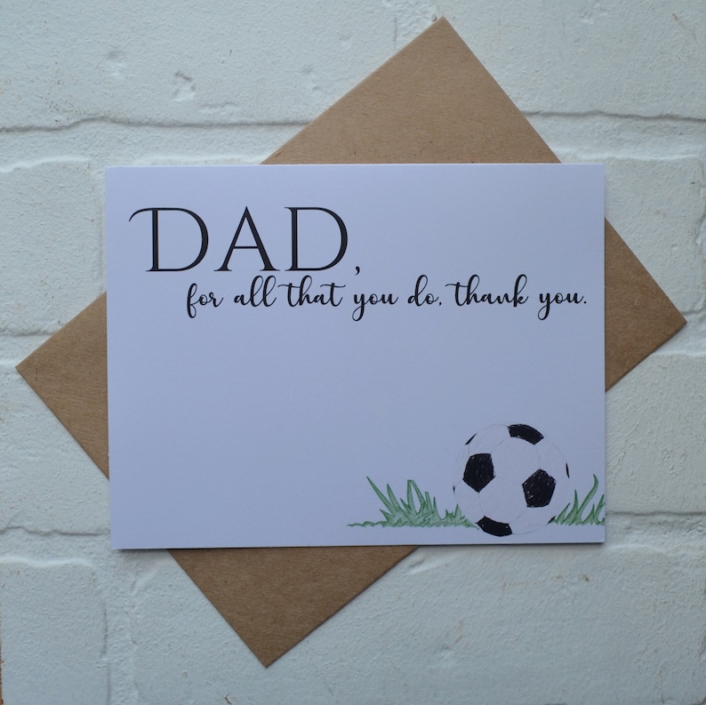 For ALL that YOU DO Thank you Happy Fathers day cards Dad card image 0