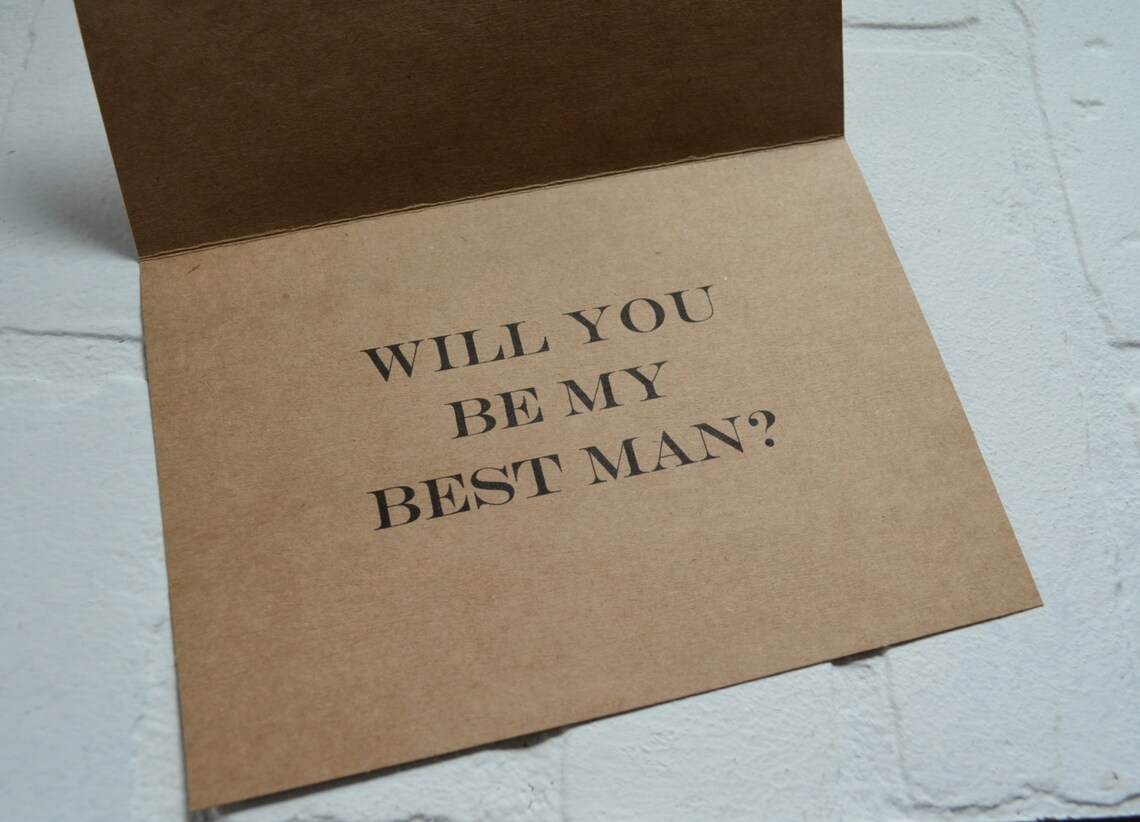 PREPARE Your TOAST Groomsmen Proposal Cards Will You Be My Etsy