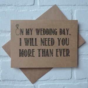 An meinem Hochzeitstag brauche ich dich MEHR denn je meine FRIEND FOREVER Brautjungfer Antragskarte | will you be my maid matron Karten | Hochzeitsgesellschaft