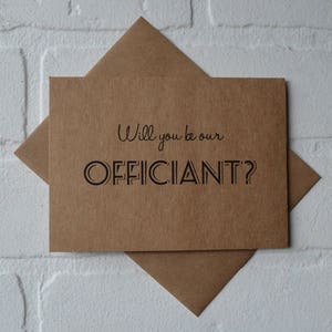 Word jij onze OFFICIANT voorstelkaarten | priesterkaart | diaken | wil je met ons trouwen | dienstdoen | online ingezegend | minister | huwelijksfeest: