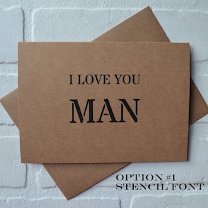TE AMO HOMBRE divertidas tarjetas de propuesta para padrinos de boda / ¿Serás mi tarjeta de padrino de boda? / fiesta nupcial de boda / padrino de boda junior / regalos para acomodadores /