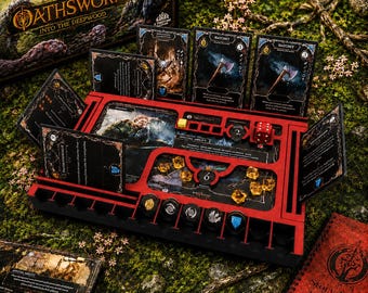 Oathsworn Into the Deepwood Player Dashboard Organizer, 3D Printed Tray Accessory