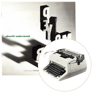 Underwood Typemaster Typewriter Instruction Manual Antique Vtg User Guide