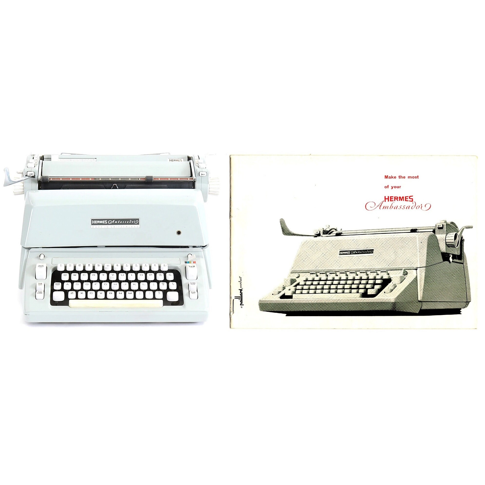Hermes Ambassador Typewriter Instruction Manual Instant Download Etsy