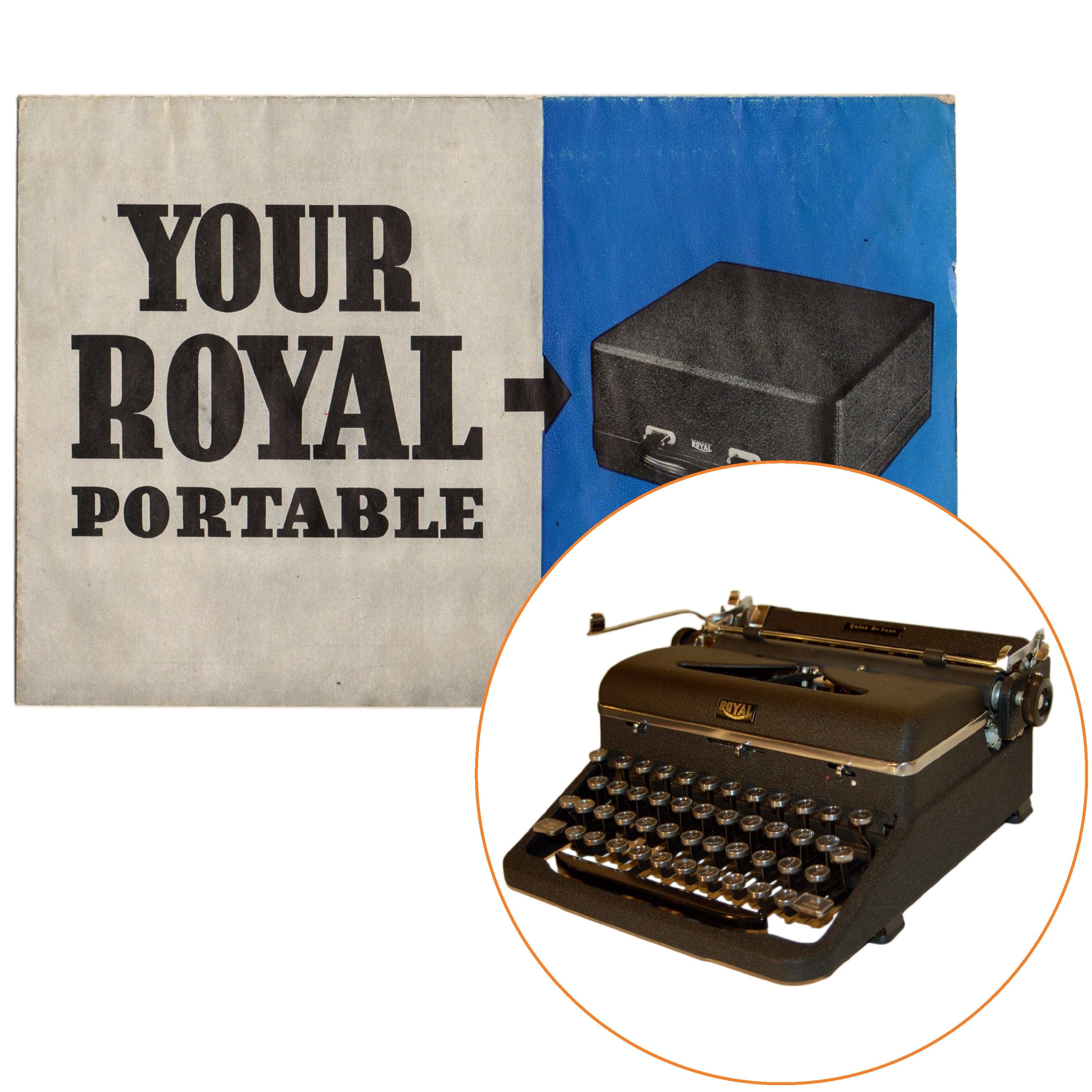 Royal Quiet Deluxe Typewriter - Etsy