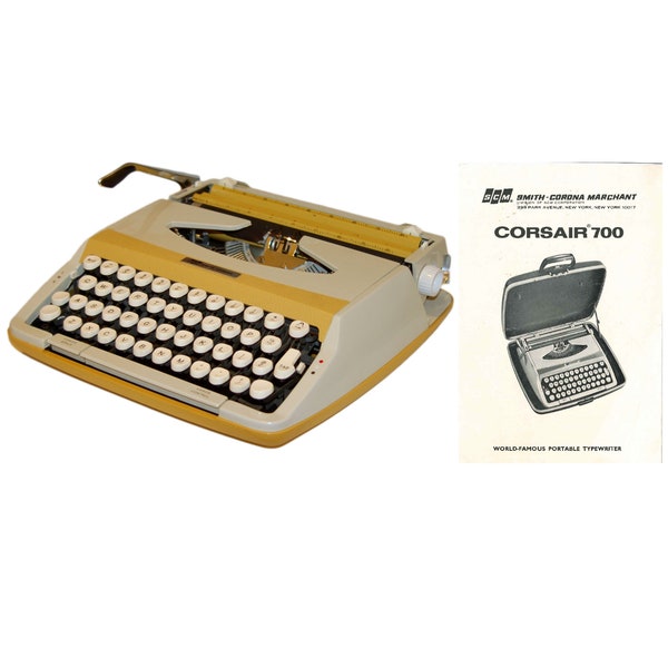 Smith Corona Corsair 700 Typewriter Instruction Manual Instant Download