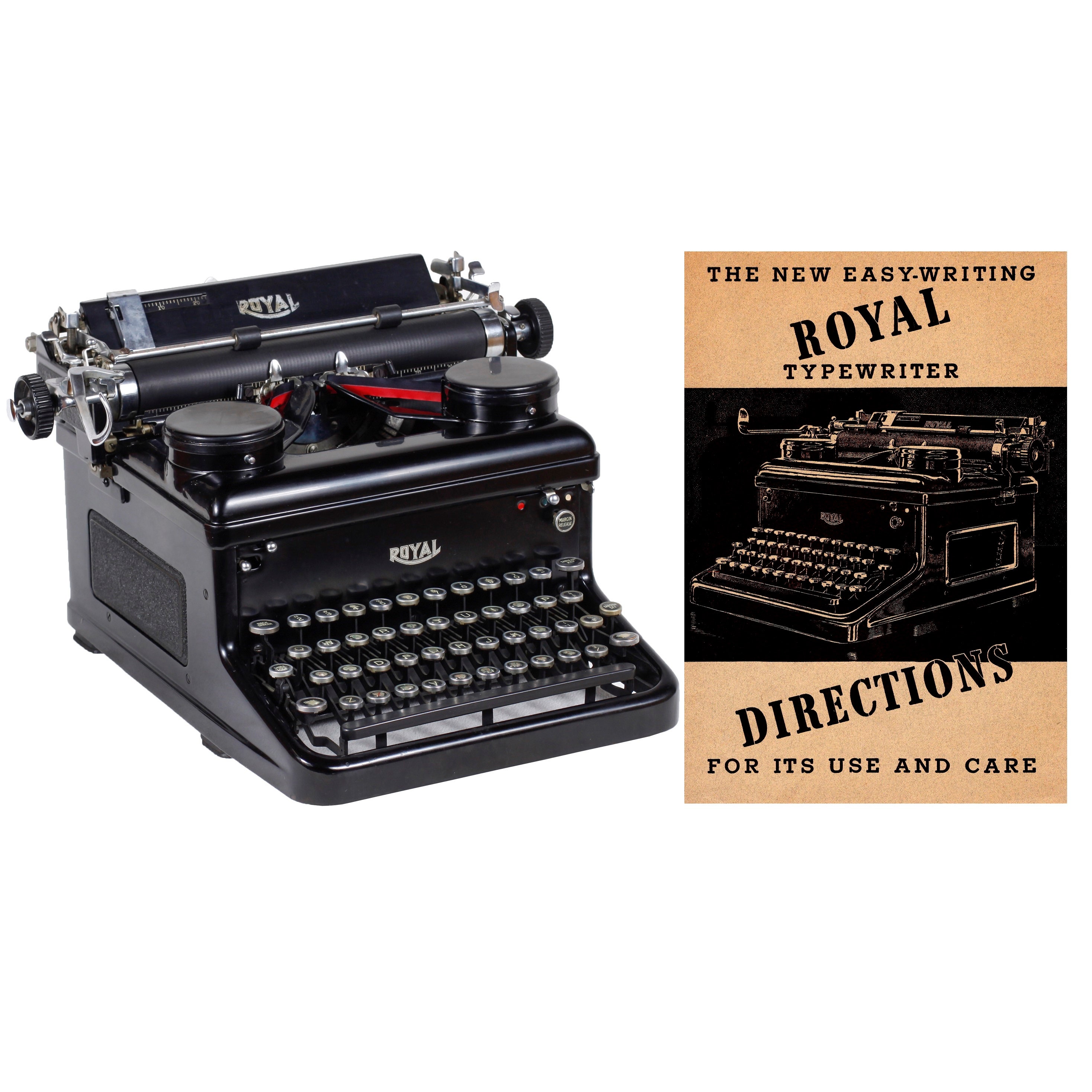 Royal KHM Typewriter Instruction Manual Instant Download | Etsy
