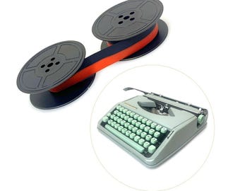 NIEUW Zwart/Rood Lint voor Hermes Baby Typemachine Draagbare Ultradraagbare Zwitserland Paillard