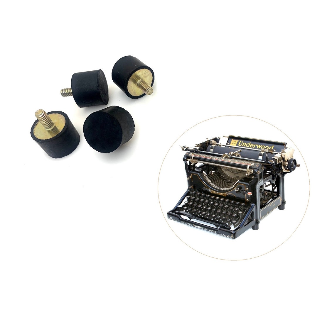 X4 New Replacement Rubber Feet for Underwood Model 1 2 3 4 5 Typewriter Part Etsy