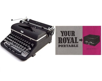 Royal Quiet De Luxe Typewriter Instruction Manual Instant Download