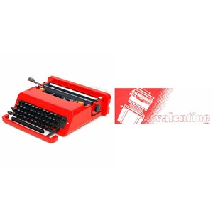 Olivetti Valentine Portable Typewriter User's Manual Instant Download