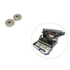 x2 Thumb Nut for Corona No.3 Typewriter Ribbon Spool Folding Screw Holder Part