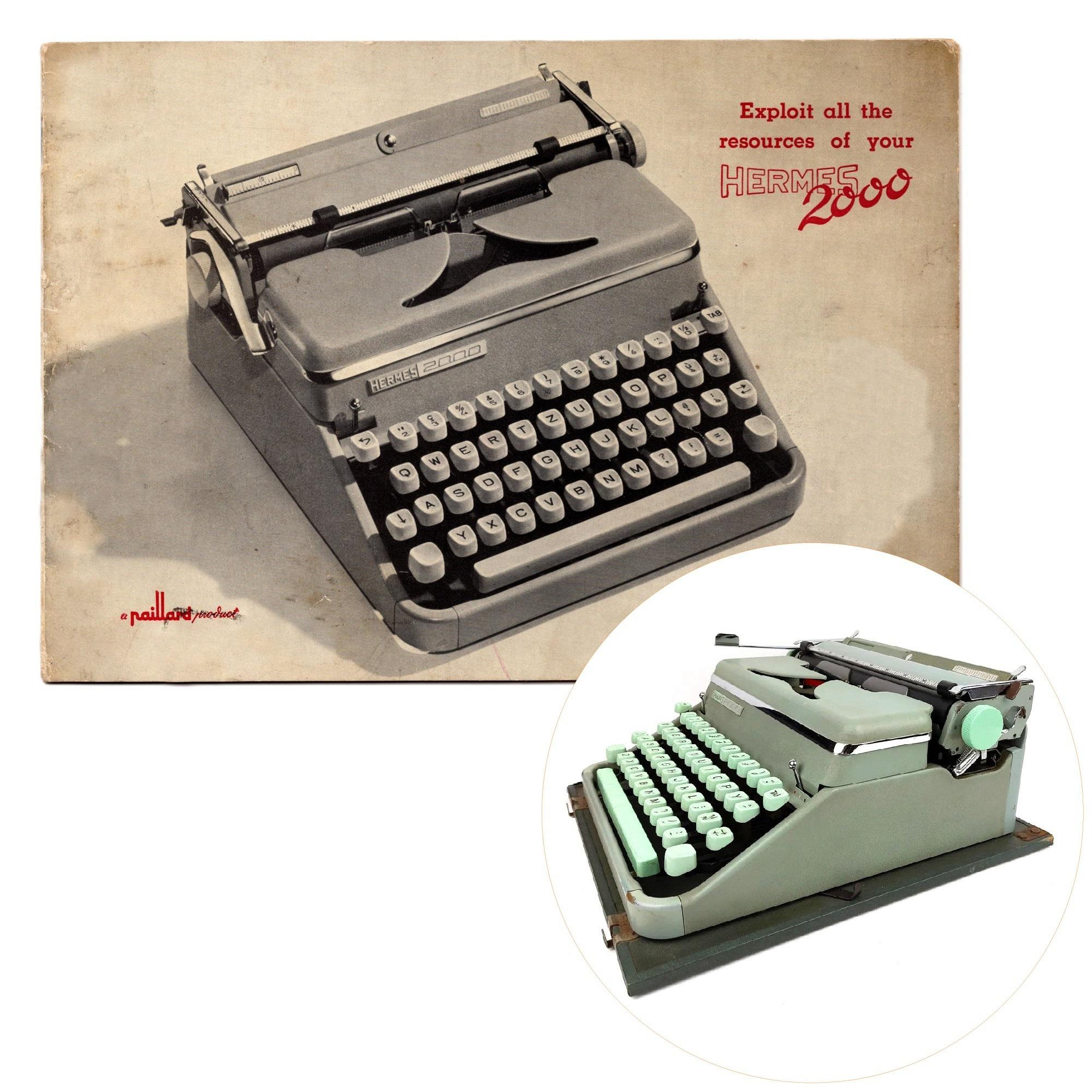 Hermes 2000 typewriter - Etsy 日本