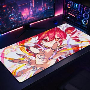 Kasane Teto musmatta, Vocaloid Anime skrivbordsmatta, Het Animeflicka Gaming musmatta, Kawaii XL tangentbordsskrivbordsmatta