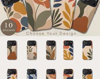 Matisse Phone Case, Modern Abstract Cover, Artistic Colorful Case, Magsafe & Tough