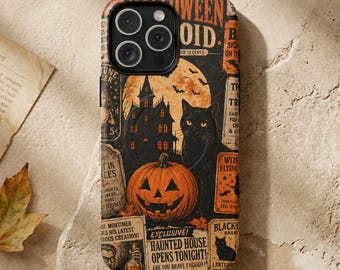 Horror Phone Case, Halloween Phone Case, Gothic Phone Case, Spooky Witchy Designs