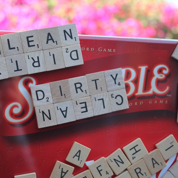 Scrabble Clean / Dirty Dishwasher Magnet