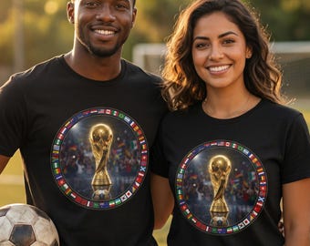 Camiseta de aficionado al fútbol del Mundial 2026 / Camiseta de la Copa de Naciones de EE. UU., Canadá y México