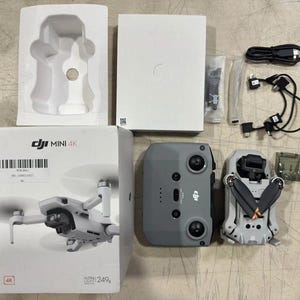 Used DJI Mini 4K Drone 4K UHD Camera 3-Axis Gimbal Stabilization + Battery for 31 min
