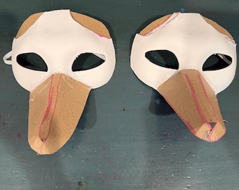 Therian Mask Set Of 2 Canine Fox Wolf Altered Base