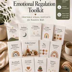 The Gentle Growth Toolkit™ | Build Confidence, Emotional Skills & Independent Routines | 13 Printable Parenting Resources imagen 1