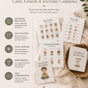 The Gentle Growth Toolkit™ | Build Confidence, Emotional Skills & Independent Routines | 13 Printable Parenting Resources imagen 8