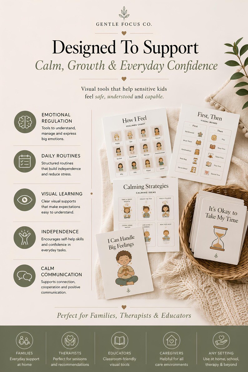 The Gentle Growth Toolkit™ | Build Confidence, Emotional Skills & Independent Routines | 13 Printable Parenting Resources imagen 8