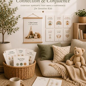 The Gentle Growth Toolkit™ | Build Confidence, Emotional Skills & Independent Routines | 13 Printable Parenting Resources imagen 4