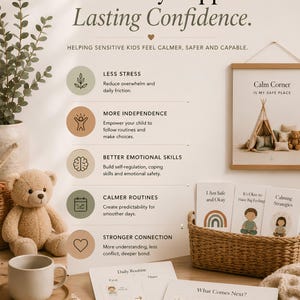 The Gentle Growth Toolkit™ | Build Confidence, Emotional Skills & Independent Routines | 13 Printable Parenting Resources imagen 5