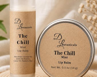 Minze Lippenbalsam – Natürlich kühlende botanische Lippenpflege, Sheabutter, Bienenwachs