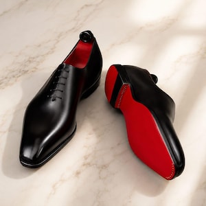 red and black womens dress shoes SIMANLAN Wide Width Heels for Women Black Kitten Heels Comfortable Dress Party Shoes Red 10.5