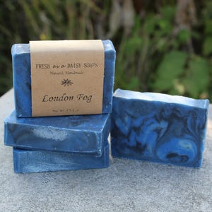 London Fog, Natural Handmade Soap, Cold Process, Vegan, Men's Soap