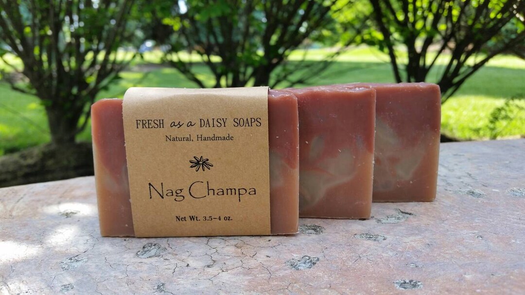 Nag Champa, Natural Handmade Soap, Incense Soap, Cold Process, Vegan - Etsy