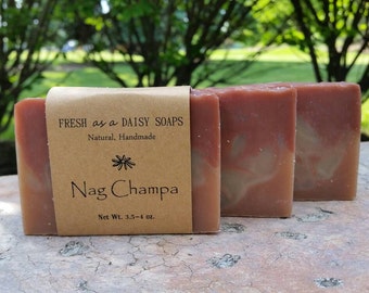 Nag Champa, Natural Handmade Soap, Incense soap, Cold Process, Vegan