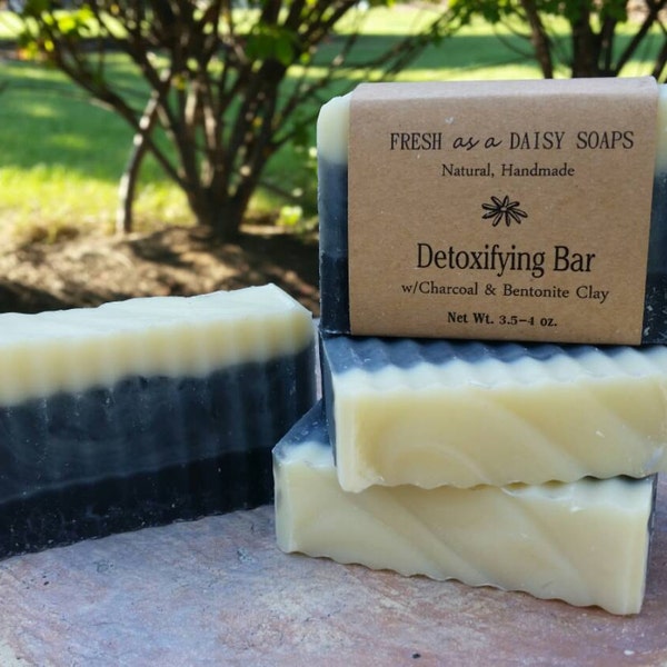 Detoxifying Bar, Natural Handmade Soap, Scent Removing Soap, Hunters Soap