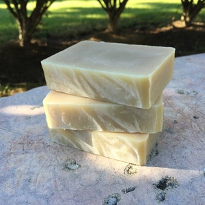 Rosemary Mint Shampoo Bar with Neem & Shea Butter, Handmade Cold Process Soap, Vegan image 5