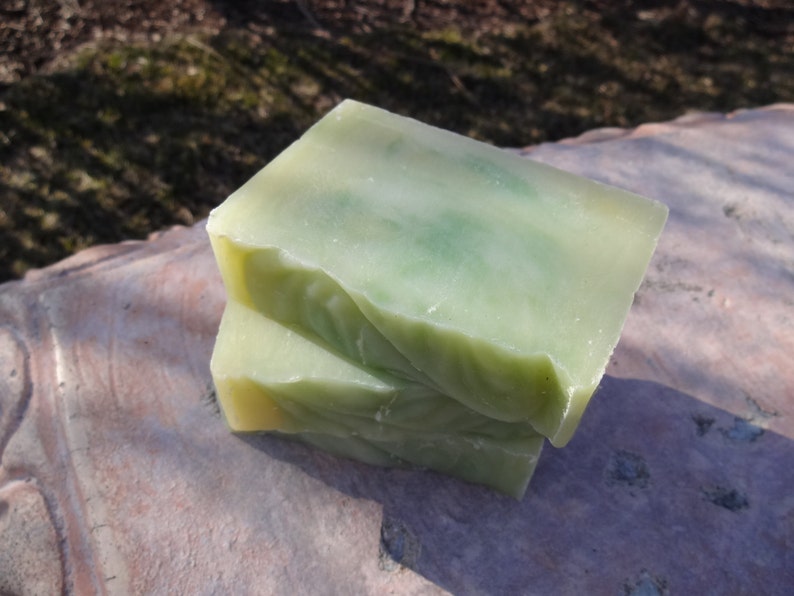 Coconut Lime Verbena, Natural Handmade Soap, Cold Process, Vegan image 5