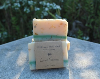 Lemon Verbena, Natural Handmade Soap, Cold Process Soap, VEGAN