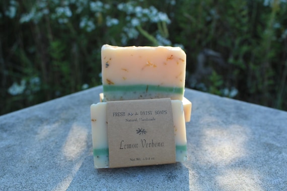 Lemon Verbena, Natural Handmade Soap, Cold Process Soap, VEGAN