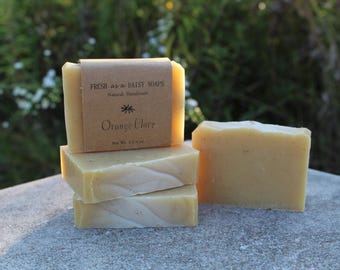Orange Clove, Natural Handmade Soap, Spice Soap, Cold Process Soap, Vegan