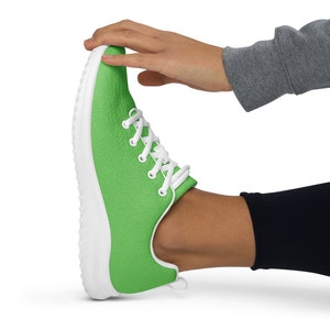 Neon lime green sneakers hotsell