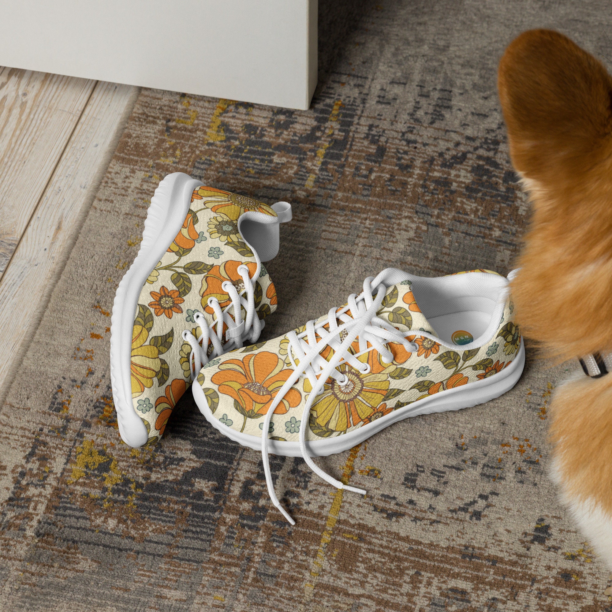 Floral sneakers discount