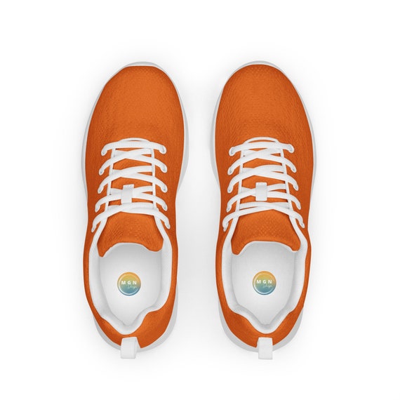 Bright Orange Women's Athletic Shoes, Tangerine Women's
