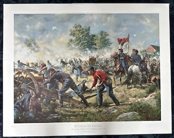 Don Troiani - Retreat By Recoil 24 3/8 X 31"