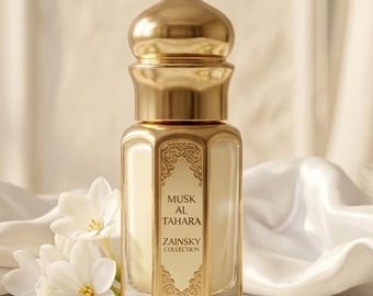 Aceite de almizcle Al Tahara Attar | Perfume de almizcle blanco puro | Fragancia duradera sin alcohol