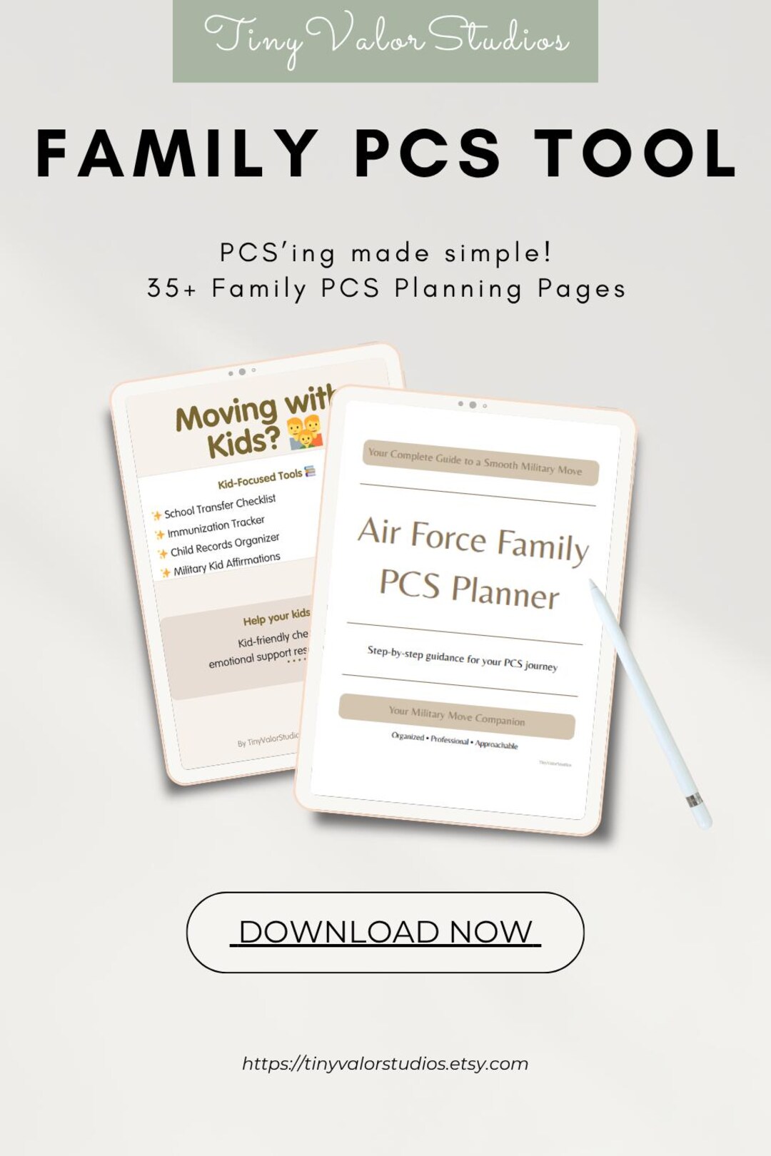 Pcs Rip Air Force Air Force Family PCS Planner | Military Moving Organizer (PDF Digital ...