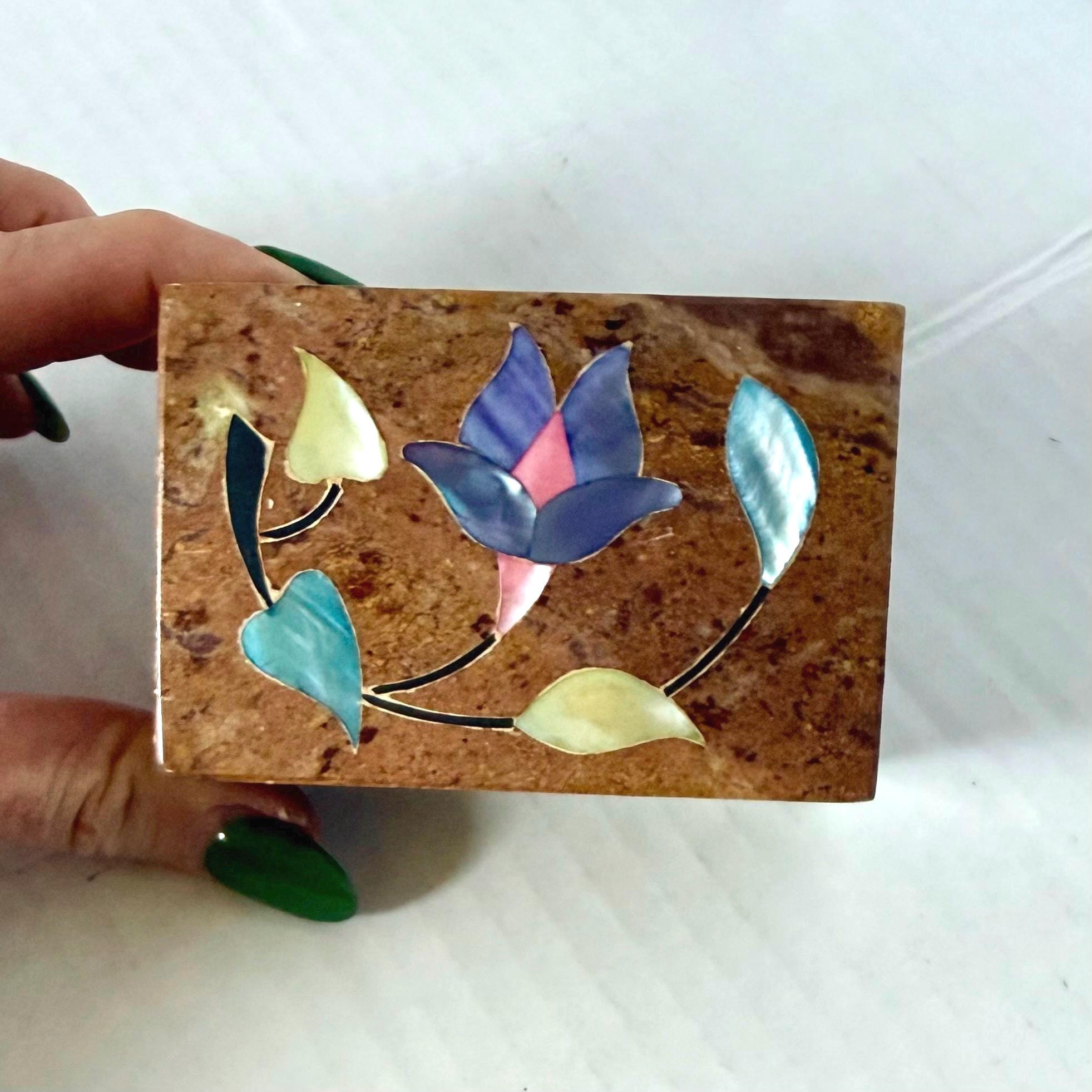 インド産大理石の箱 - Etsy 日本