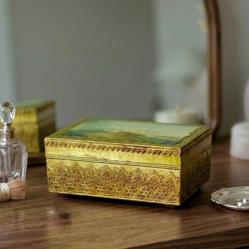 Florentine Jewelry Box - Etsy