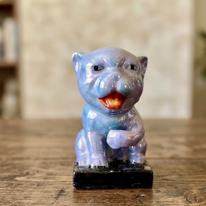 Vintage Chalkware Bulldog - Etsy